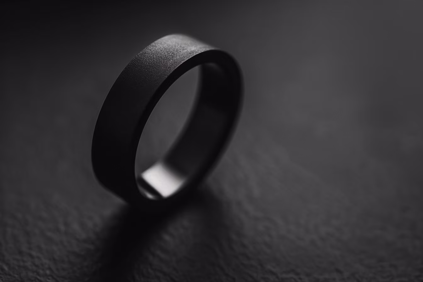 Product image of black aesthetic ring